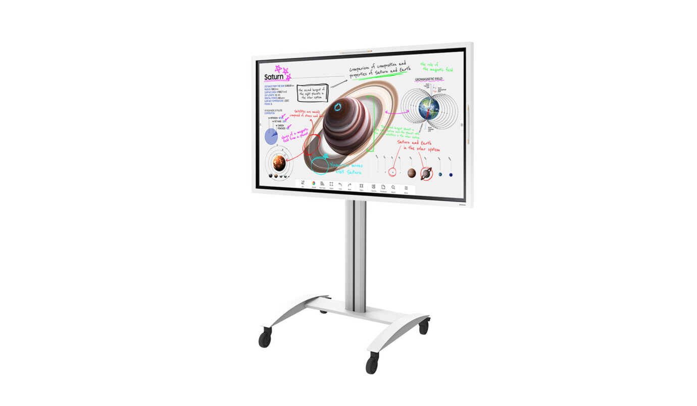 Vorschau: Samsung Flip Pro WM65B 65" interaktives Touchdisplay mit 4K UHD inkl. Rollwagen