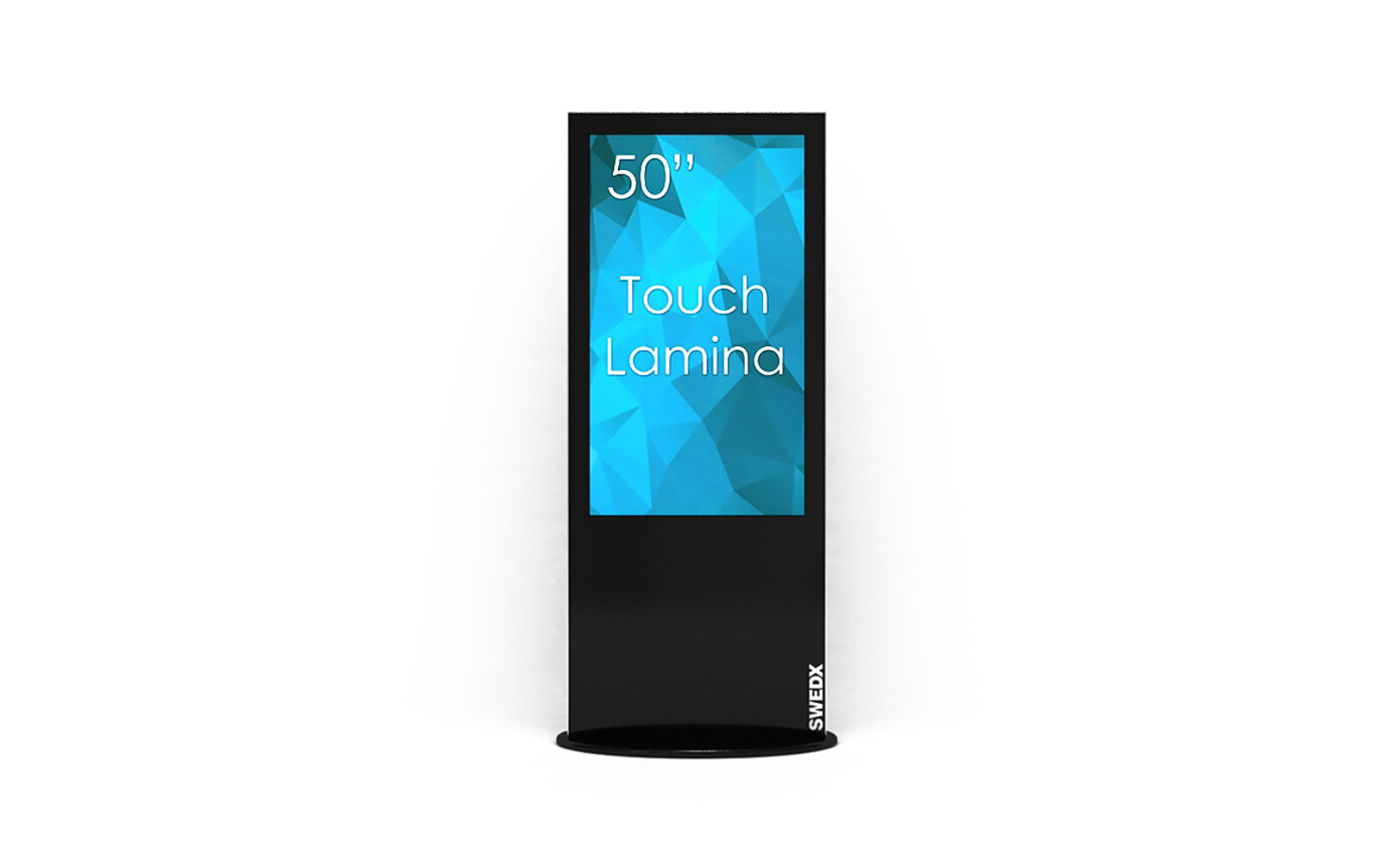 SWEDX Touch Lamina 50" 4K UHD freistehendes Display
