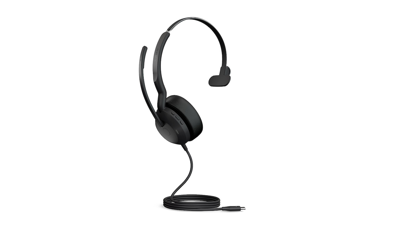 Jabra Evolve2 50 Link380c UC Mono – schnurgebundenes Mono Headset mit USB-C