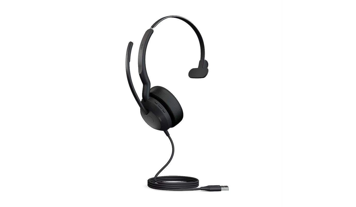 Jabra Evolve2 50 Link380a UC Mono – schnurgebundenes Mono Headset mit USB-A