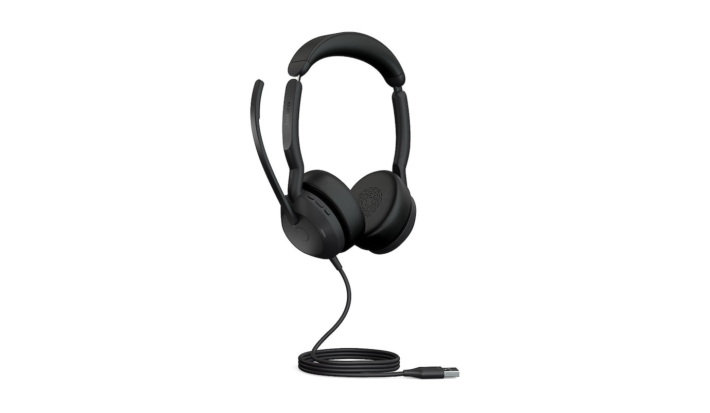 Jabra Evolve2 50 Link380a UC Stereo – schnurgebundenes Stereo Headset mit USB-A