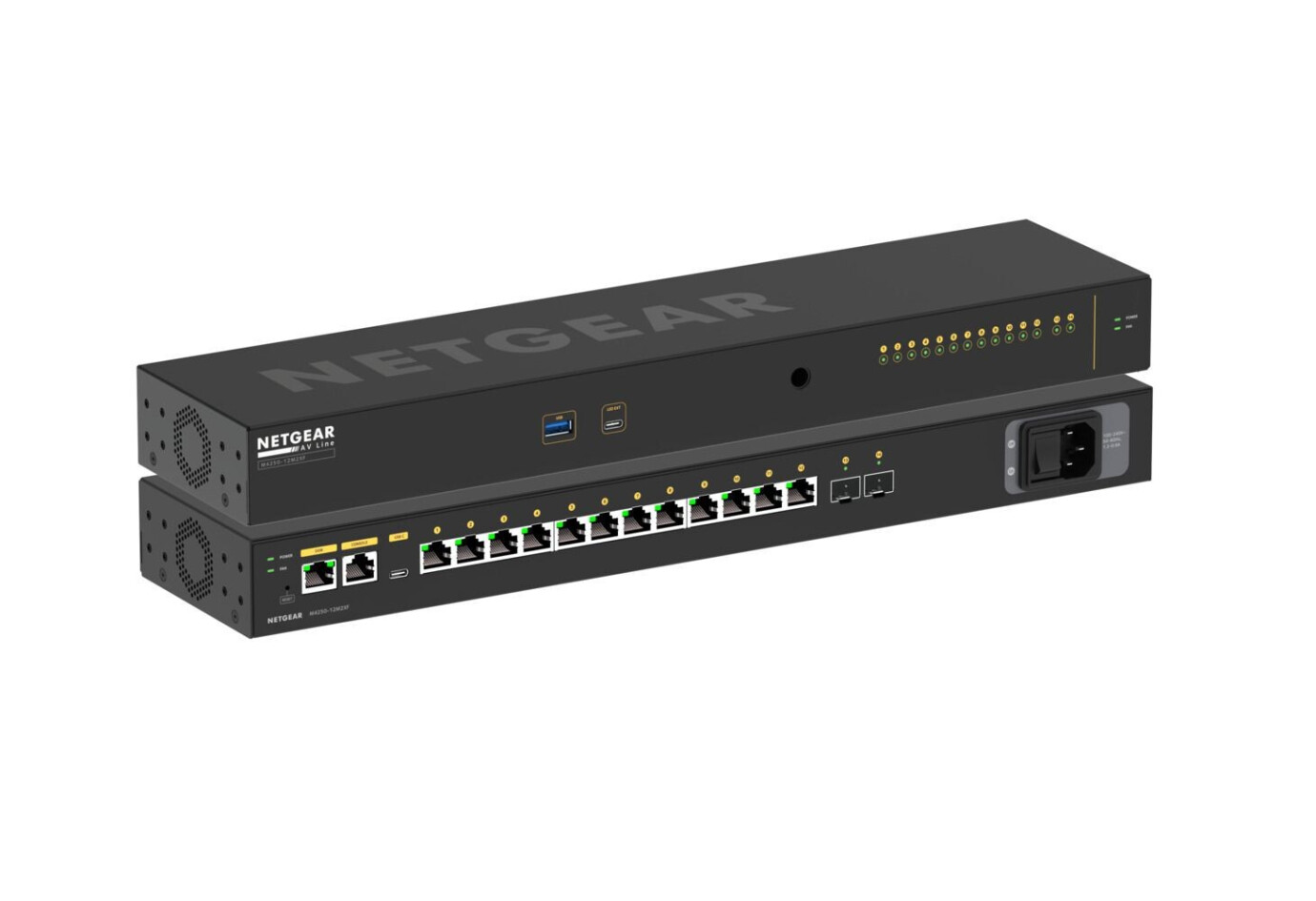 Netgear AV Line Managed Switch 12x 2,5G und 2x SFP+ M4250-12M2XF-G 1000027859