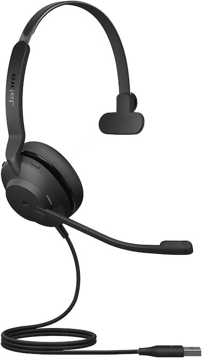 Jabra Evolve2 30 SE - Schnurgebundenes Mono Headset zertifiziert für UC, mit USB-A