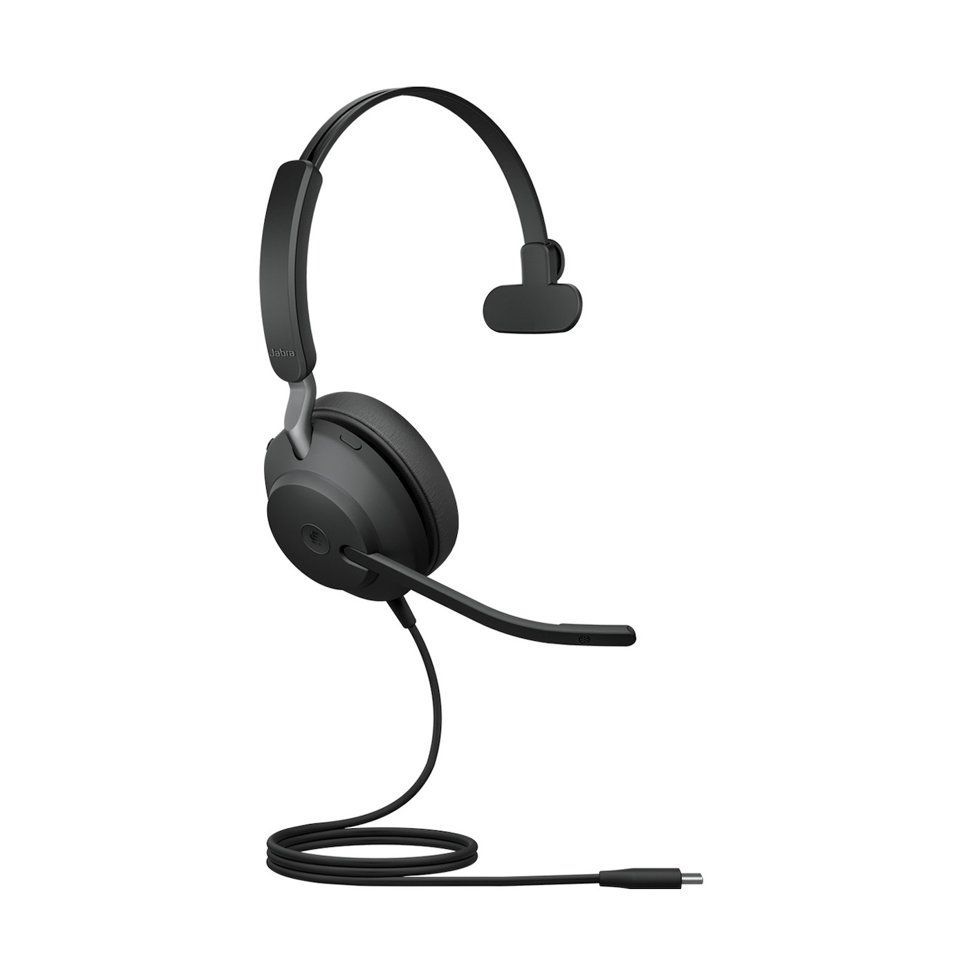 Jabra Evolve2 40 SE - Schnurgebundenes Mono Headset zertifiziert für UC, mit USB-C