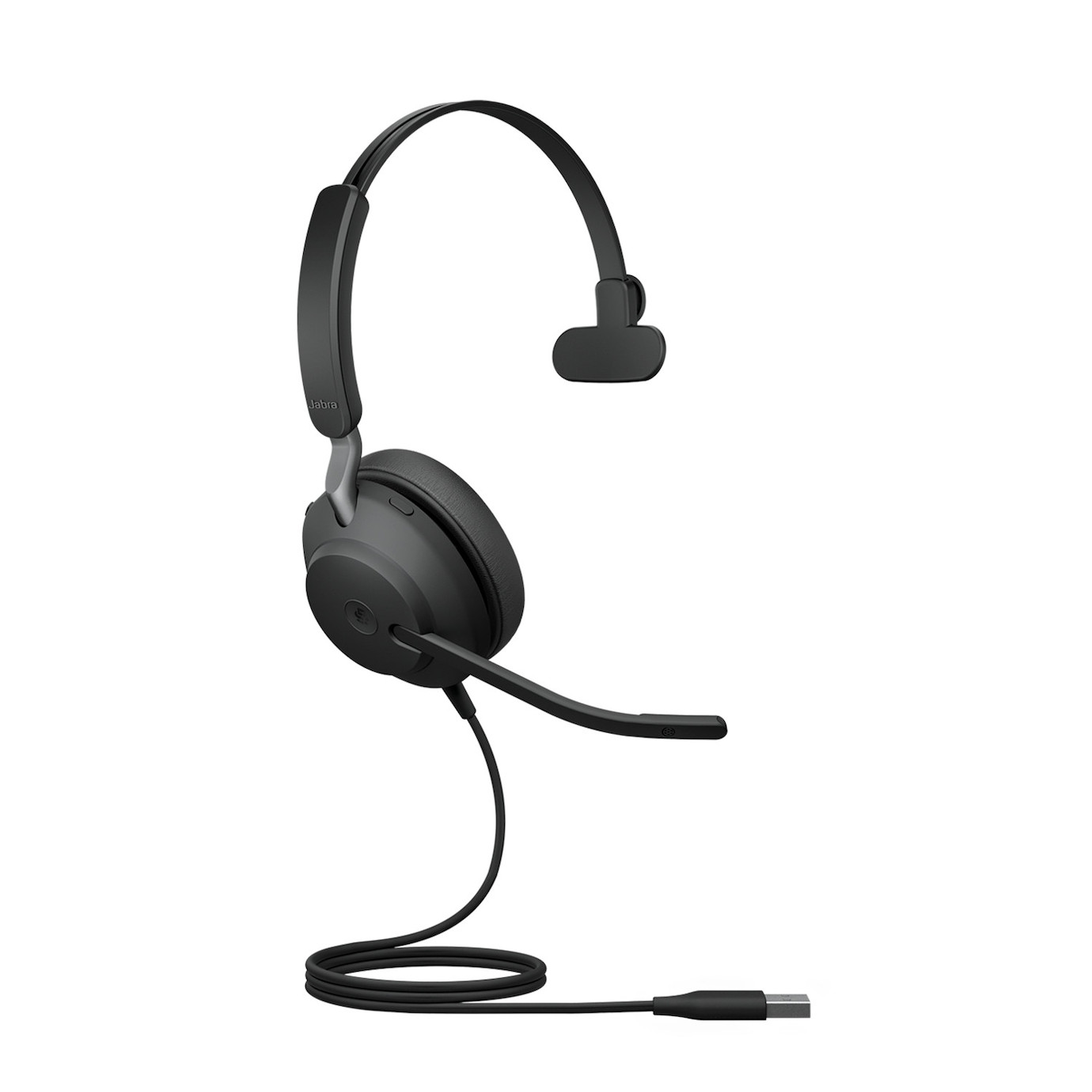Jabra Evolve2 40 SE - Schnurgebundenes Mono Headset zertifiziert für Microsoft Teams, mit USB-A