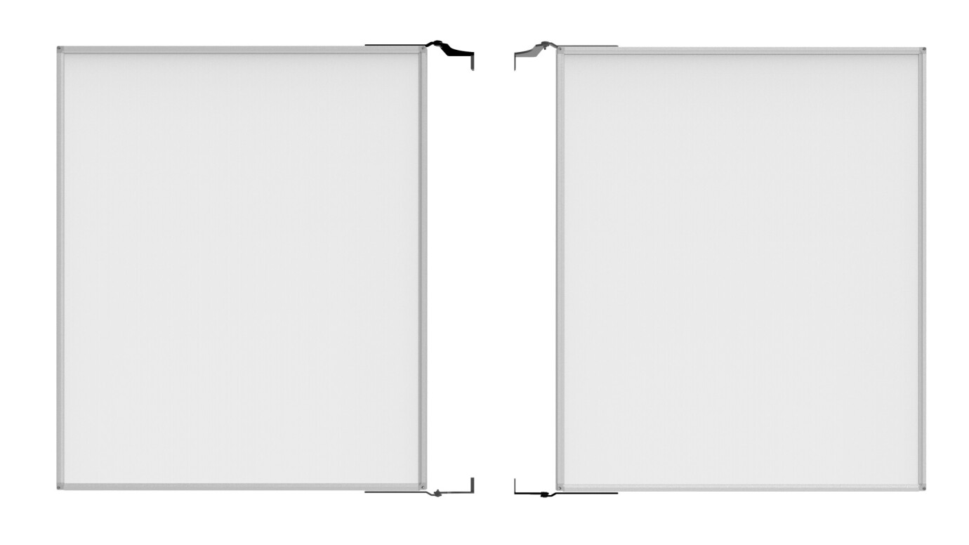 celexon Expert Whiteboardflügel für Lineatur für 75" Displays