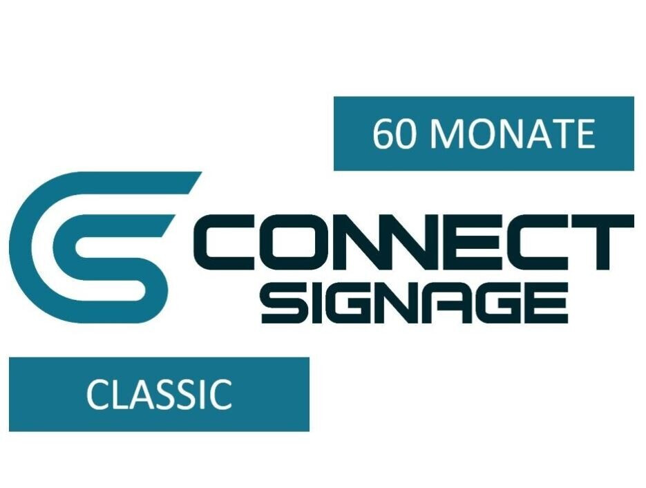 connectSignage CLASSIC Cloud-Lizenz, 60 Monate