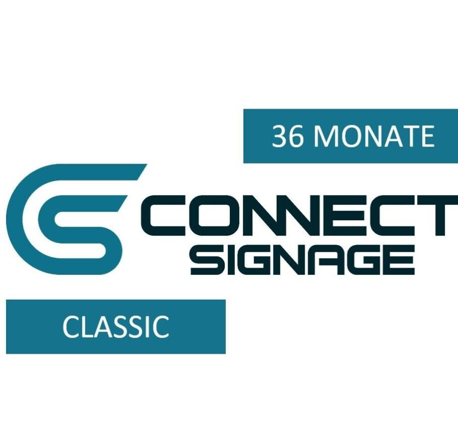 connectSignage CLASSIC Cloud-Lizenz, 36 Monate