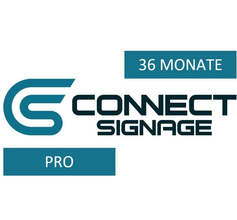 connectSignage PRO Cloud-Lizenz, 36 Monate