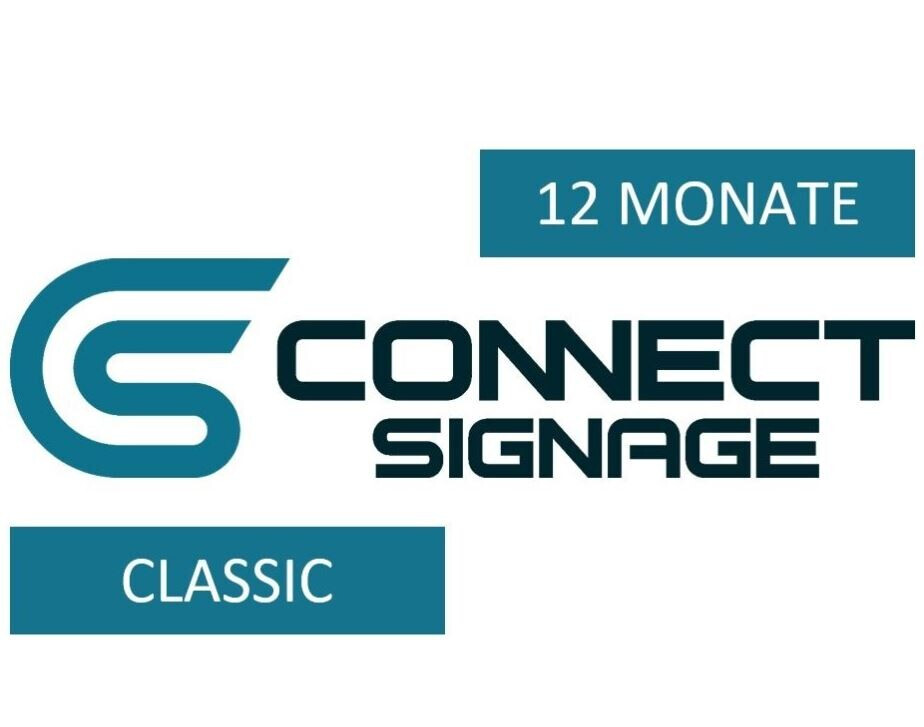 connectSignage CLASSIC Cloud-Lizenz, 12 Monate