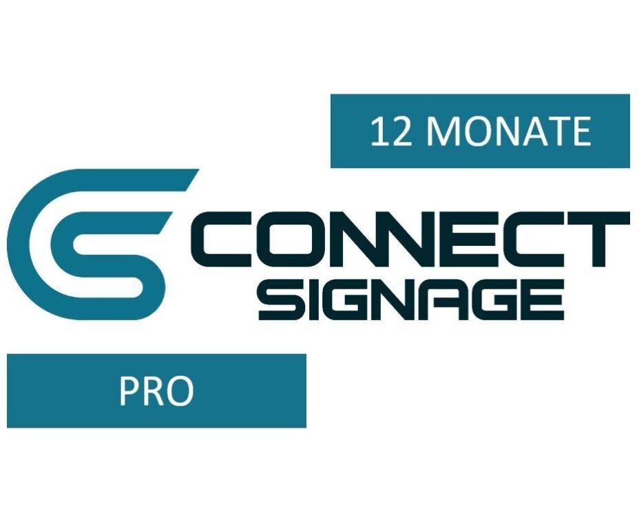 connectSignage PRO Cloud-Lizenz, 12 Monate