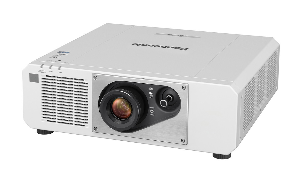 Vorschau: Panasonic PT-FRQ50 Installations-Laser-Beamer weiß mit 5.200 Lumen und 4K - Demo