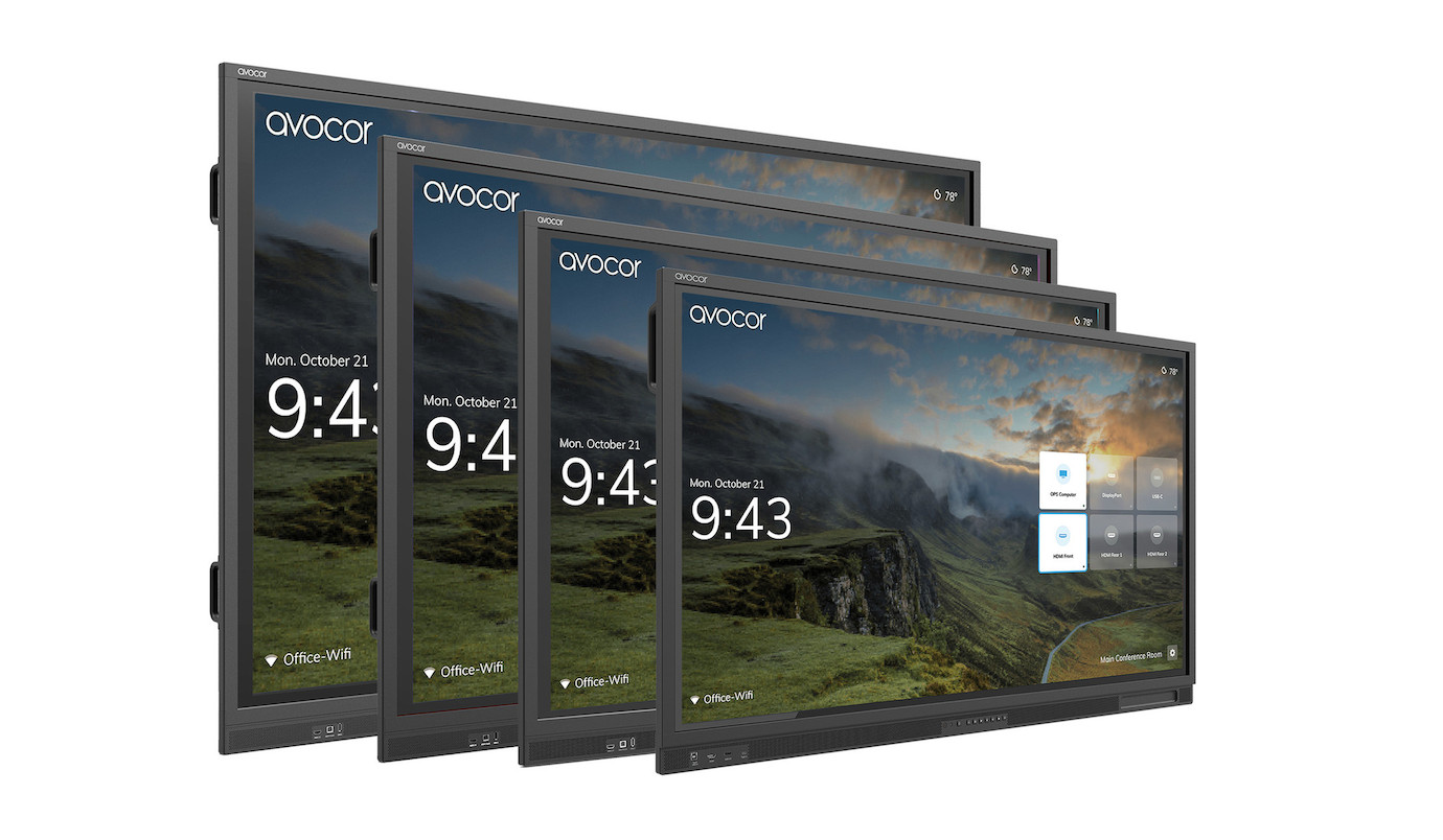Avocor G Serie interaktives 55" Touch Display