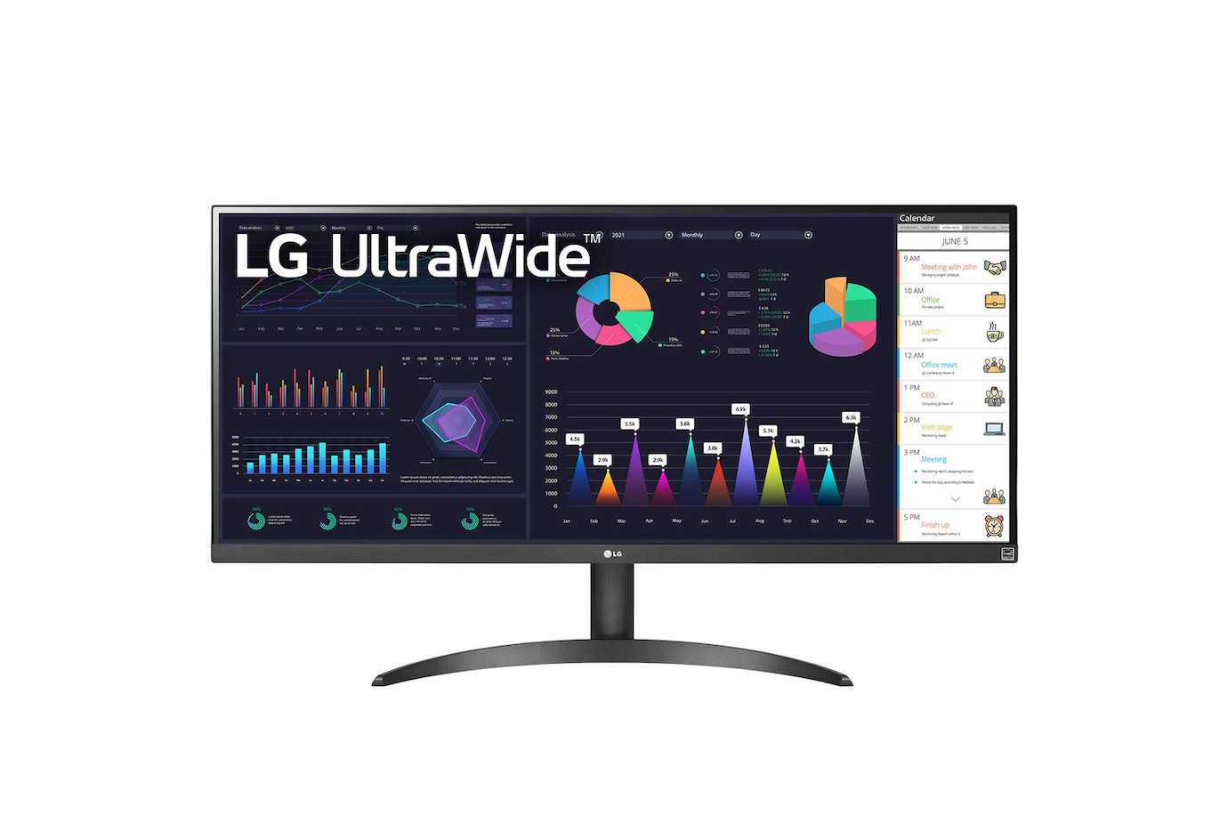 LG 34WQ500-B UltraWide 34" IPS Monitor