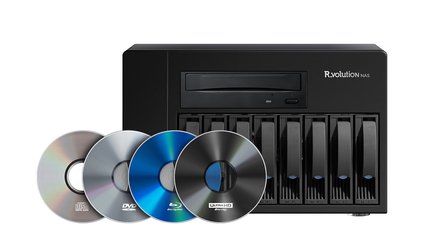 R_volution NAS - 8-bay Speicher