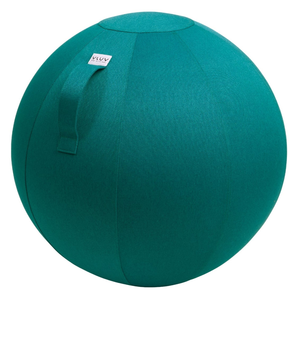 VLUV “BOL LEIV” Sitzball mit Stoffbezug 60 - 65 cm in Dark Petrol - Demoware