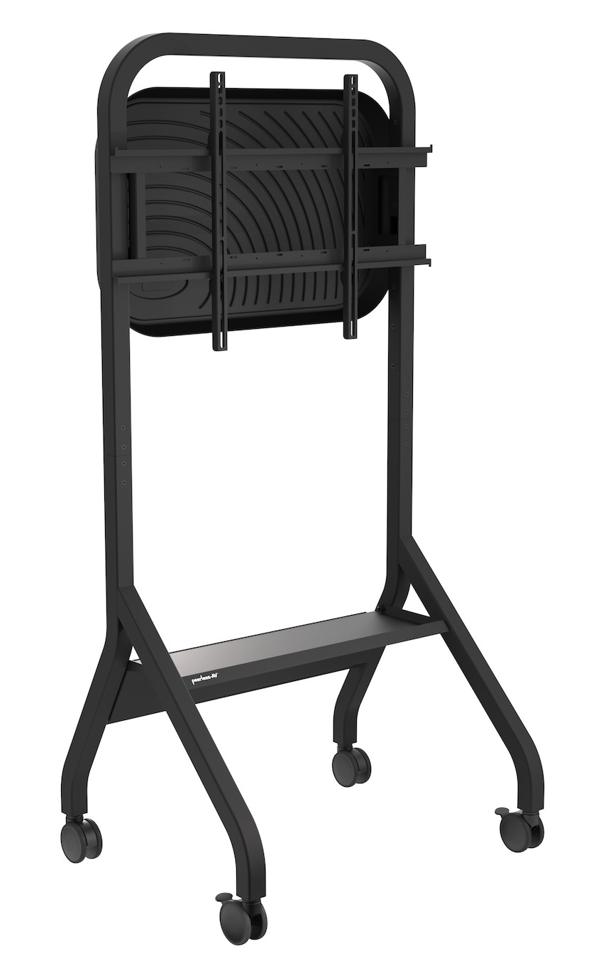 Peerless-AV SR898-EUK Rollwagen Trolley mit Ablage für Displays bis 110 Zoll/ bis 136kg/ bis VESA 90