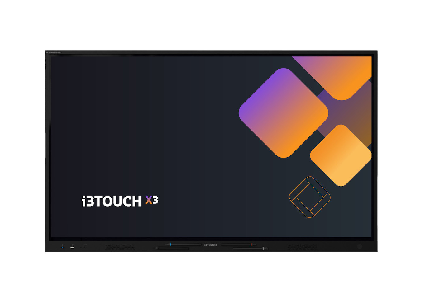 i3 Technologies i3TOUCH X3-65 Interaktives Flachdisplay 65" inkl. Kabel und Wandhalterung