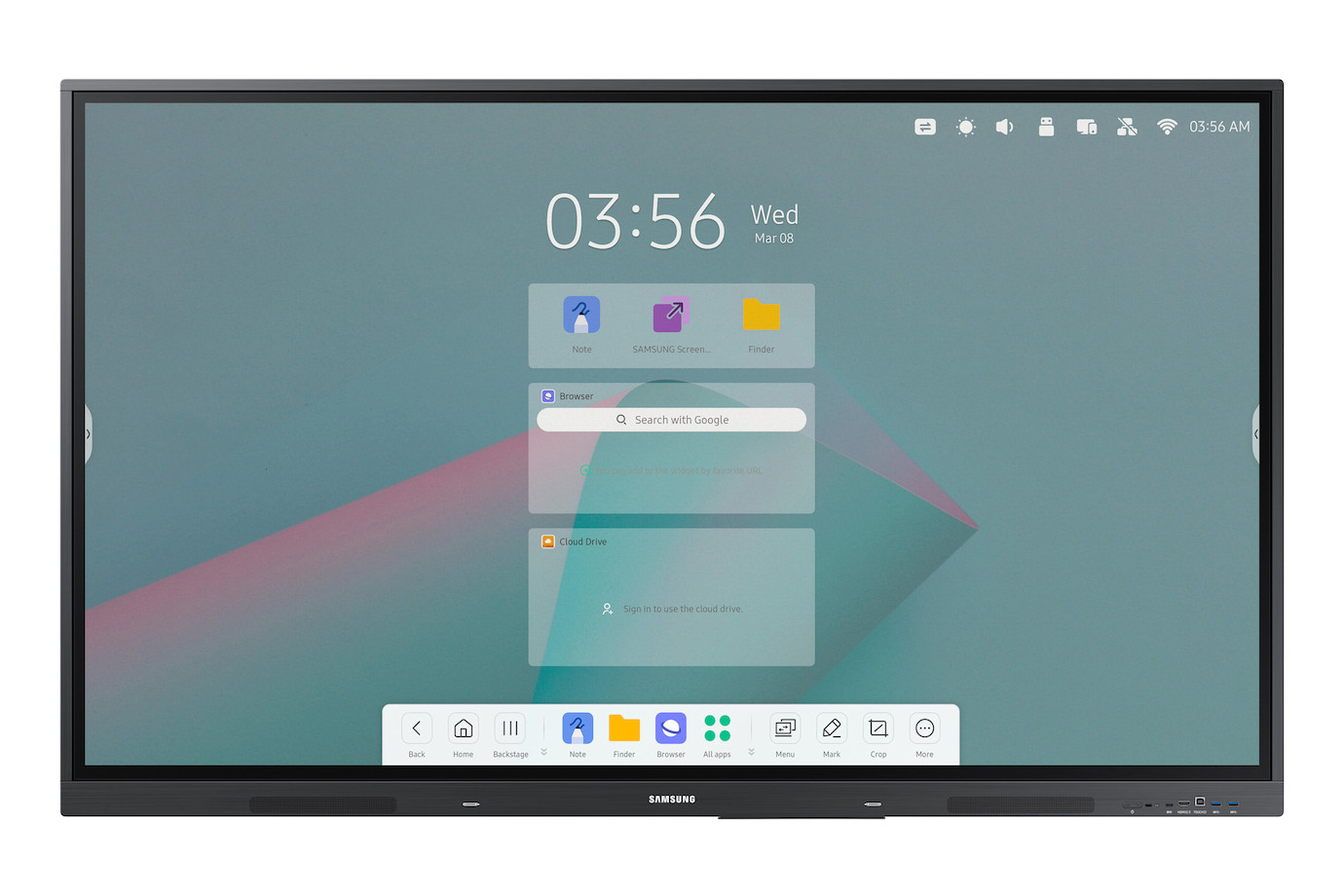 Samsung 65" WA65C Interaktives Touch Display mit 4K Auflösung - Demo