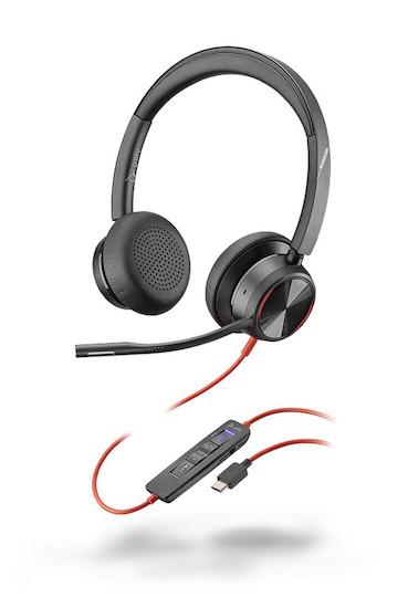 Poly Blackwire 8225, BW8225-M - Schnurgebundenes Stereo-Headset mit USB-C mit flexiblem Noise Cancel