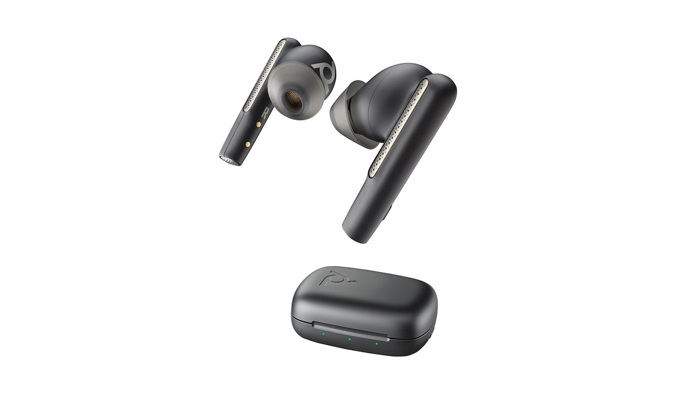 Poly Voyager Free 60 UC USB-A Earbuds mit Ladecase, schwarz