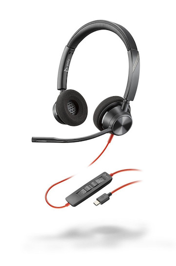 Poly Blackwire 3320, BW3320-M - Schnurgebundenes MS Stereo-Headset mit USB-C zertifiziert für Micros