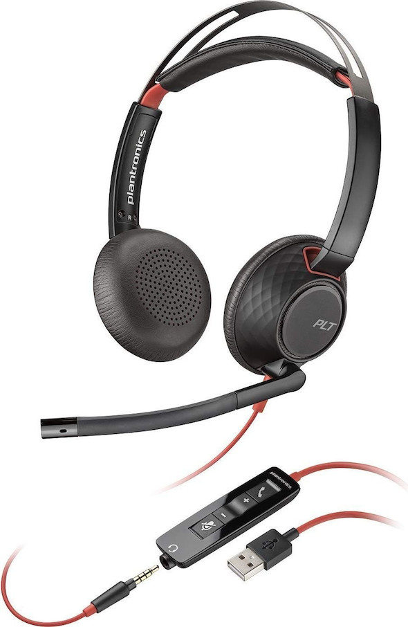 Poly Blackwire 5220 - Schnurgebundenes Stereo-Headset mit USB-A