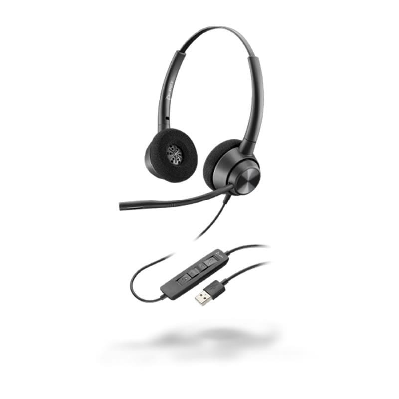 Poly EP320 EncorePro 320 - Schnurgebundenes Stereo-Headset mit USB-A