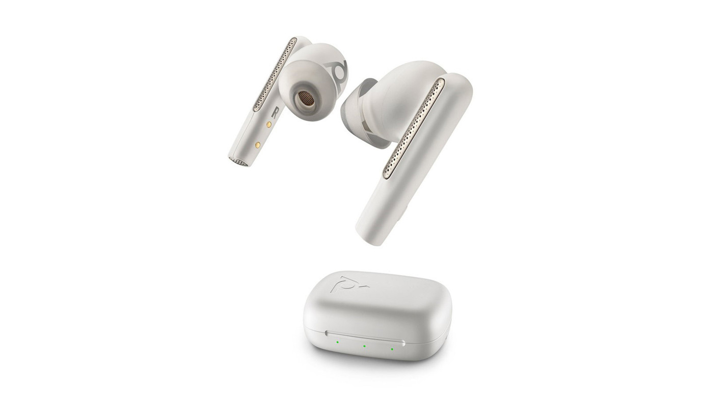 Poly Voyager Free 60 USB-C Earbuds mit Ladecase für Microsoft Teams, weiß