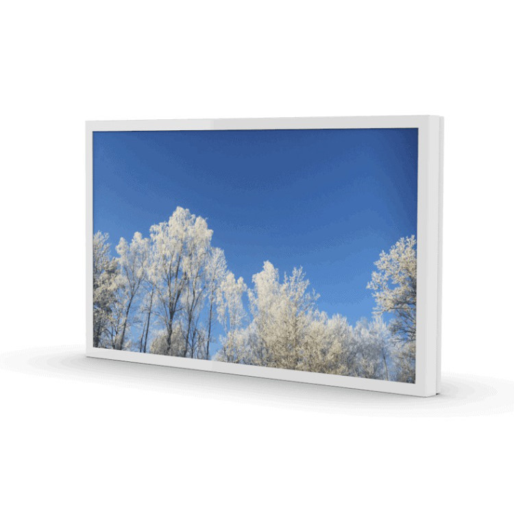 HI-ND 55" Wandgehäuse PROTECT für ein Display im Querformat, weiß