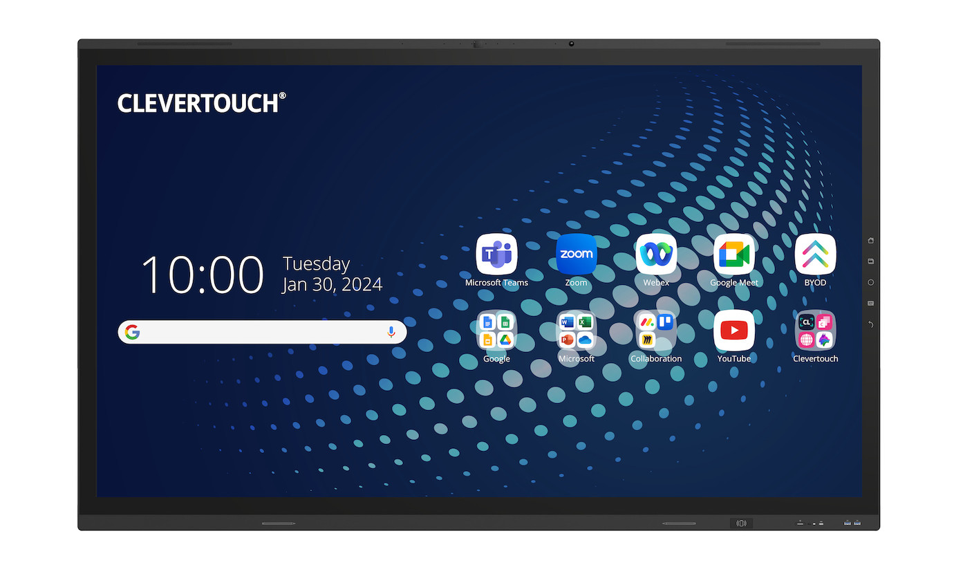 Clevertouch UX Pro Edge 65" Touch Display + 1x CleverCast 4