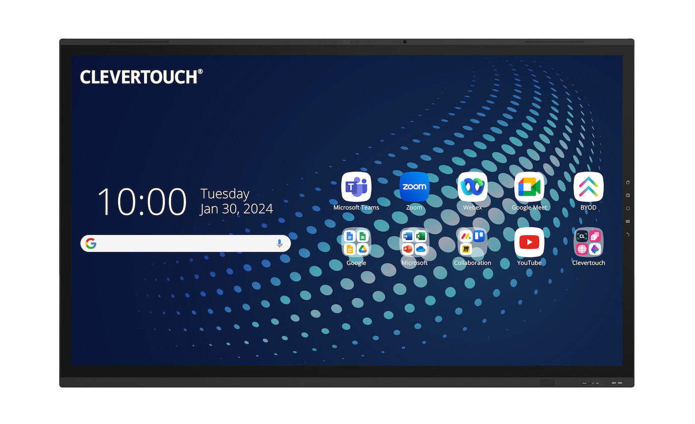 Clevertouch UX Pro Edge 86" Touch Display + 1x CleverCast 4