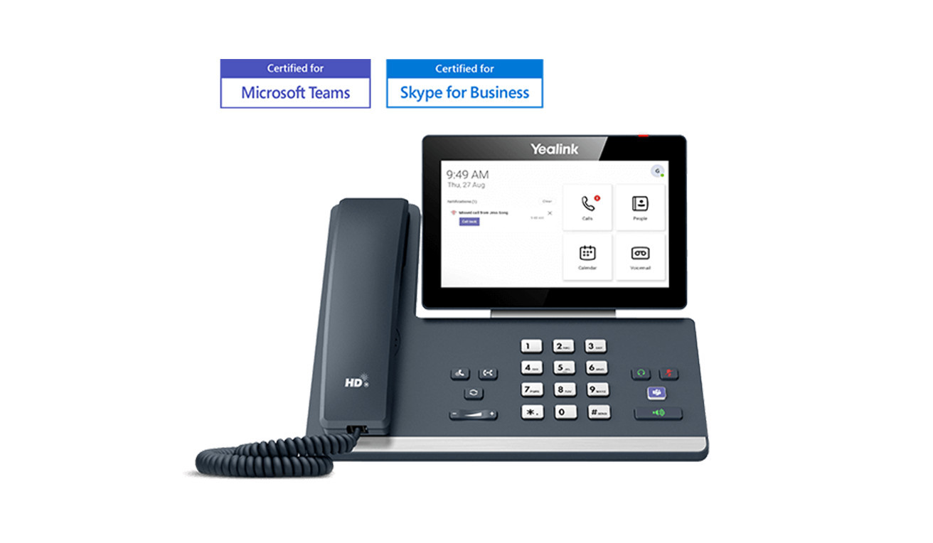 Yealink MP58 Smart Business Tischtelefon zertifiziert für Microsoft Teams