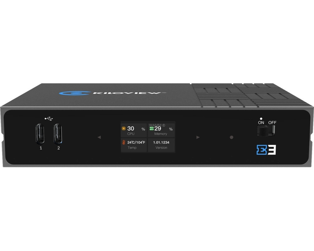 Kiloview E3 Dual-Channel 4K HDMI & 3G-SDI HEVC Video Encoder