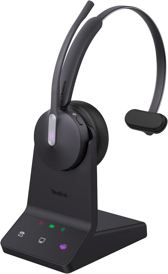 Yealink WH64 DECT Wireless Mono Headset, UC zertifiziert