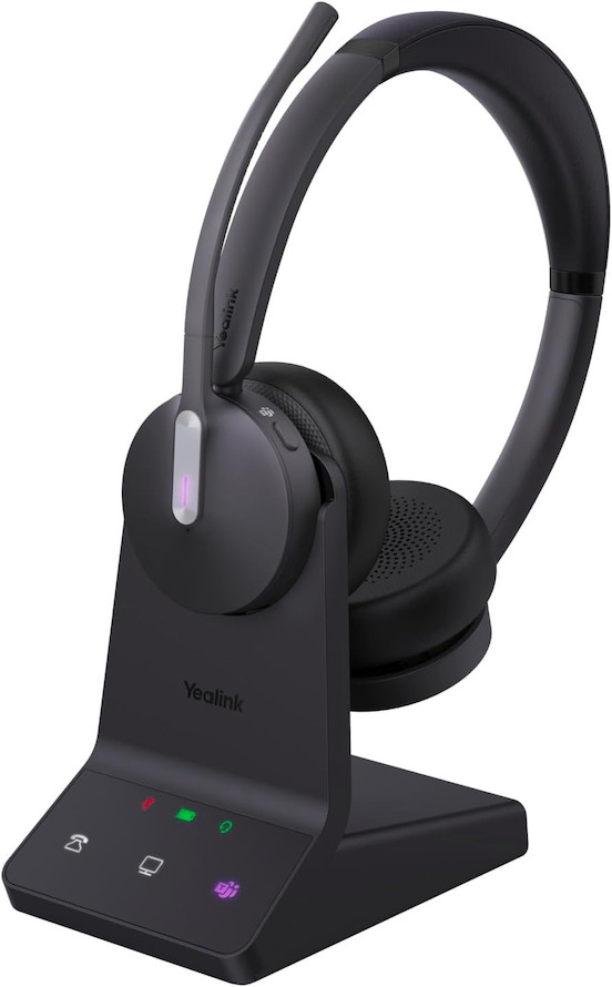 Yealink WH64 DECT Wireless Dual Headset, Microsoft Teams zertifiziert