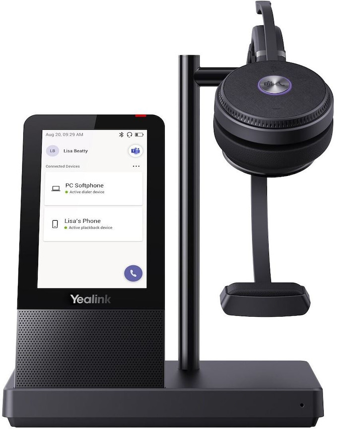 Yealink WH66 Kabelloses Mono DECT-Headset | Microsoft Teams zertifiziert