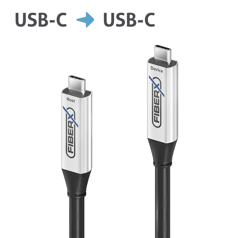 Vorschau: Purelink FiberX FX-I600-015 USB 3.2 Gen 1 Aktives optisches Kabel USB-C, 15m - Demo