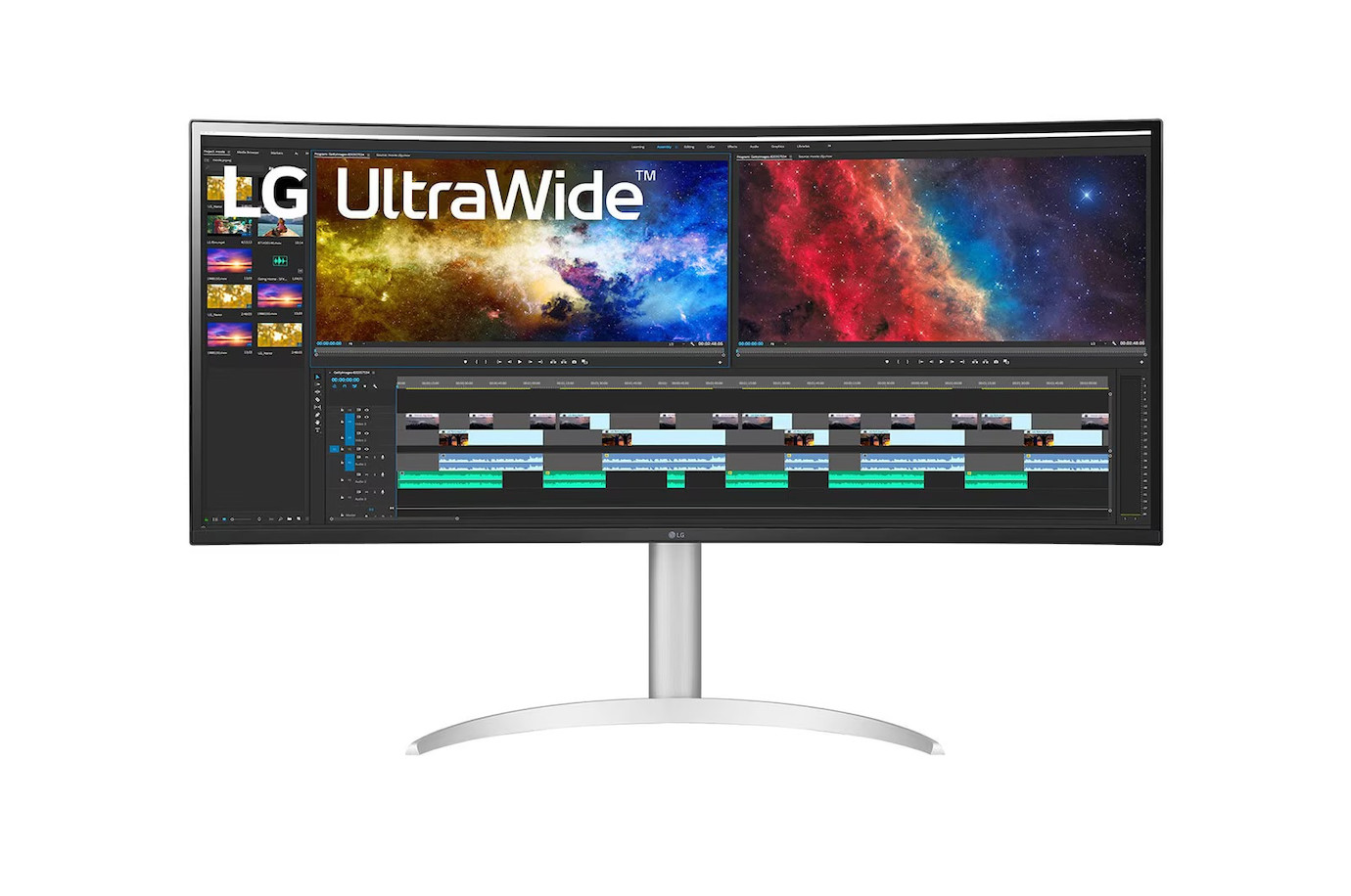 LG 38BQ85C-W 38" 21:9 Business Curved UltraWide™ QHD+ (3.840 x 1.600) IPS Monitor