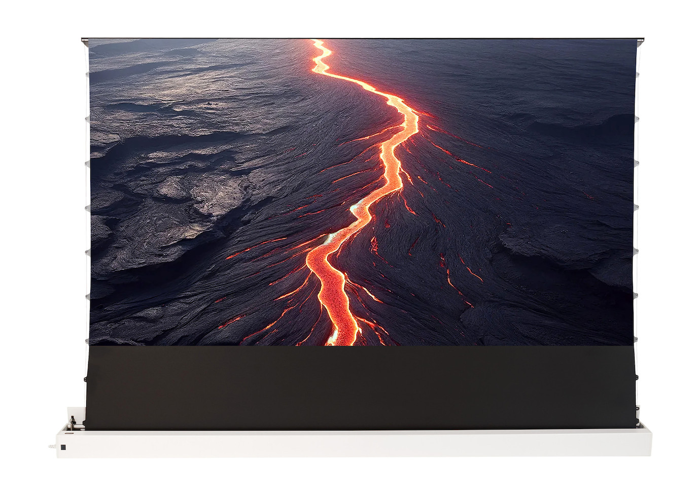 celexon UST Hochkontrast Bodenscheren Leinwand - HomeCinema Plus, 130" weiß