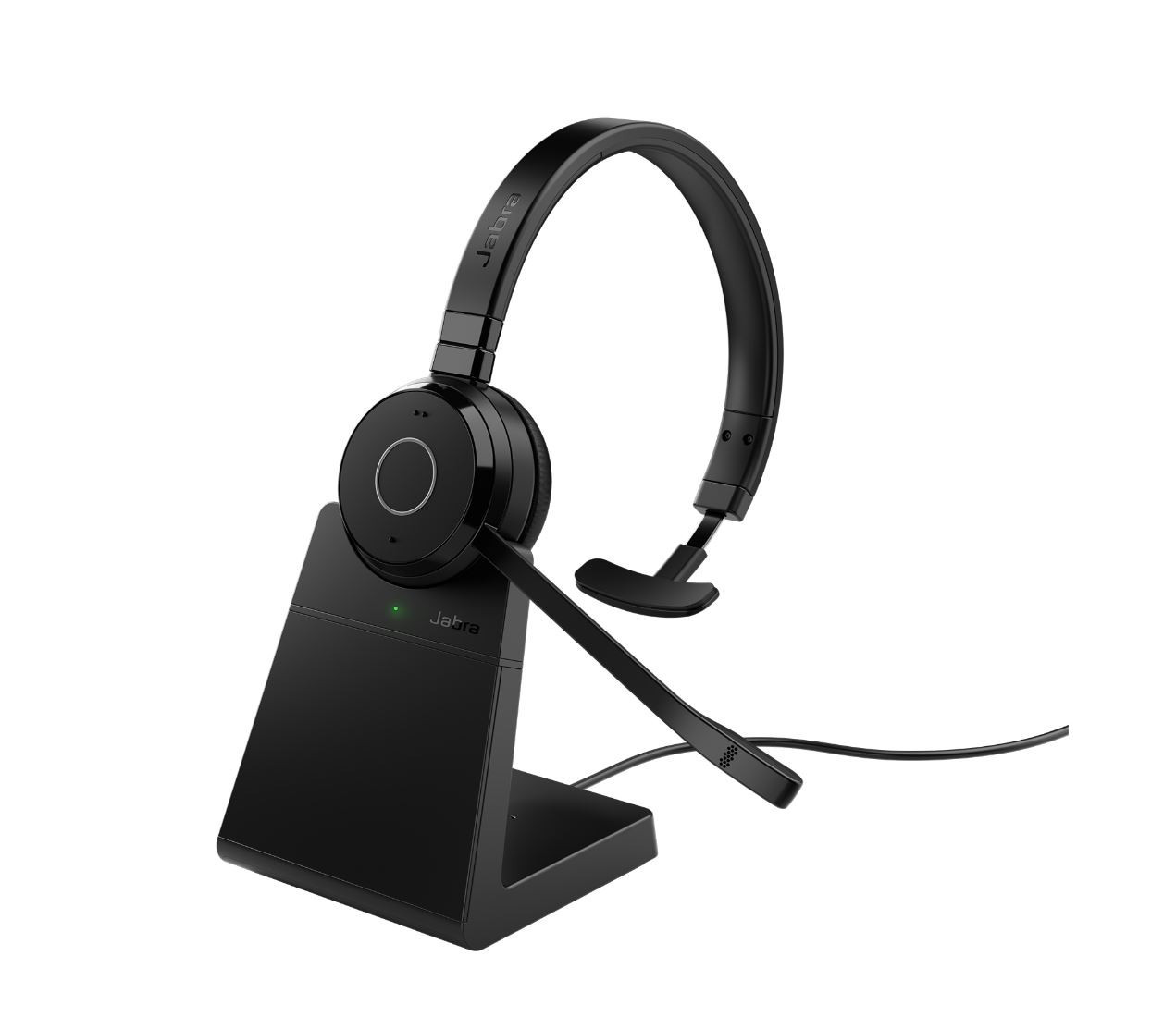 Jabra Evolve 65 TE - Bluetooth, USB-A - schnurloses Mono Headset zertifiziert für MS Teams | mit Wor