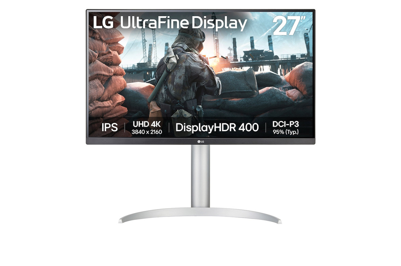 LG 27UP650K-W 27" UltraFine™ UHD 4K IPS Monitor