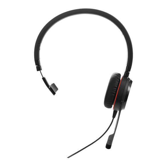 Jabra Evolve 20 SE - USB-A/USB-C - schnurgebundenes Mono Headset zertifiziert für Microsoft Teams