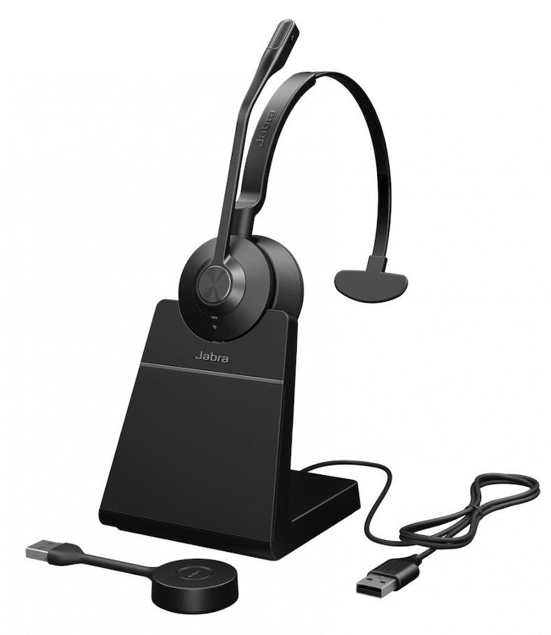 Jabra Engage 55 SE - DECT, USB-C - schnurloses Mono Headset zertifiziert für UC-Plattformen | mit La