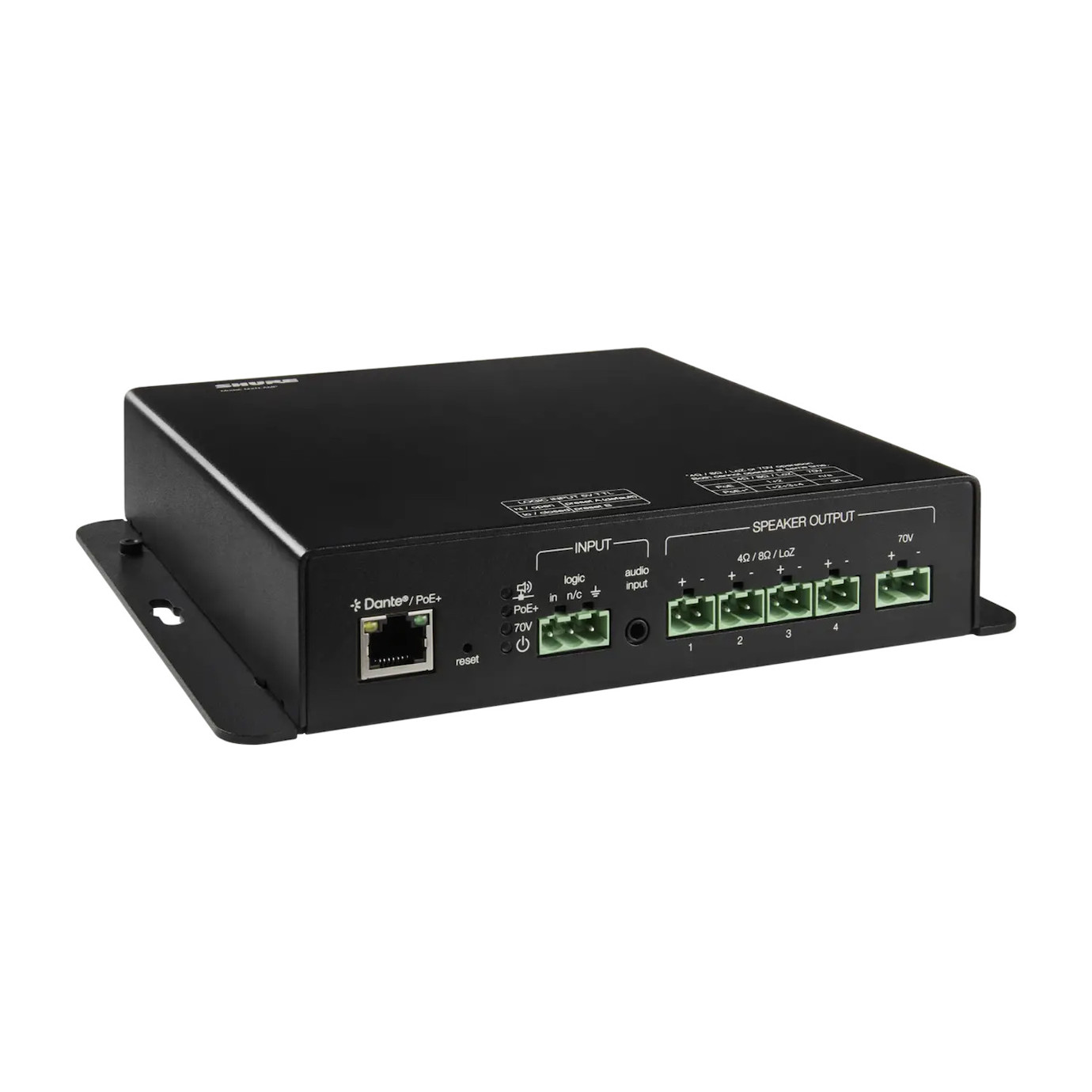 Shure MXN-AMP PoE+ betriebener Mehrkanal-Verstärker