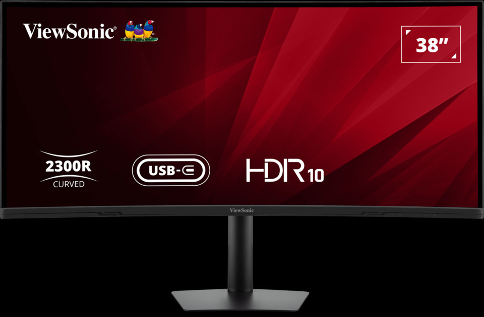 ViewSonic VA3820C 38" UWQHD+ 21:9 Curved Monitor mit USB-C Hub