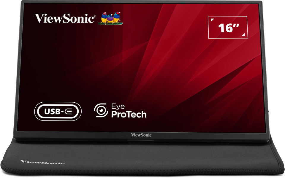 ViewSonic VA1650 16“ leichter tragbarer USB-C Monitor