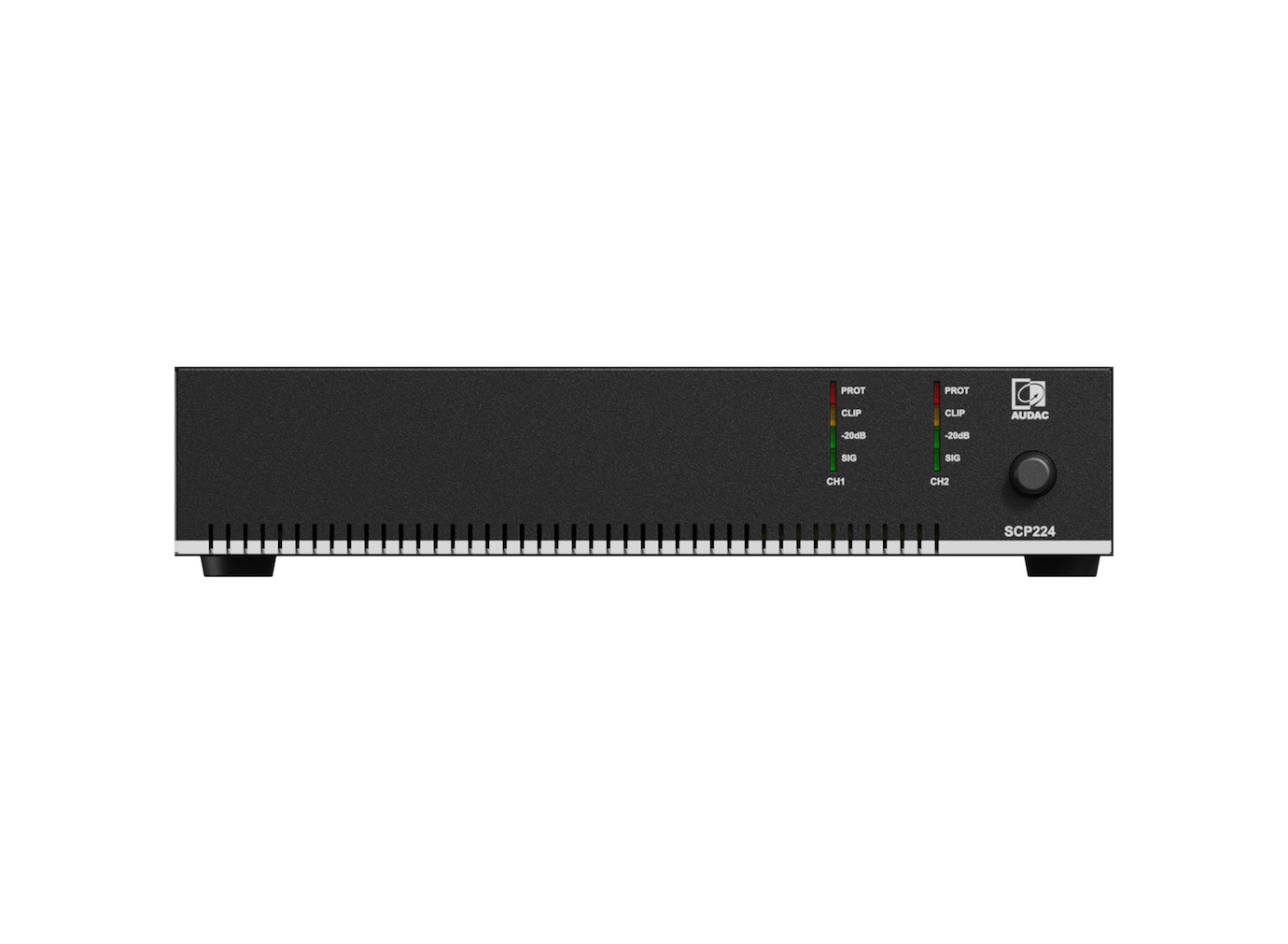 Audac SCP224 kompakter Zweikanal-Leistungsverstärker - 2 x 240W @ 4 Ohm - 480W @ 70/100V