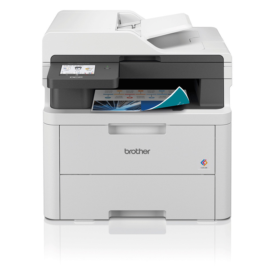 Brother DCP-L3560CDW Kompaktes 3-in-1 Farb-LED Multifunktionsgerät mit WLAN/LAN, ADF und Duplexdruck Brother DCP-L3560CDW Kompaktes 3-in-1 Farb-LED Multifunktionsgerät mit WLAN/LAN, ADF und Duplexdruck