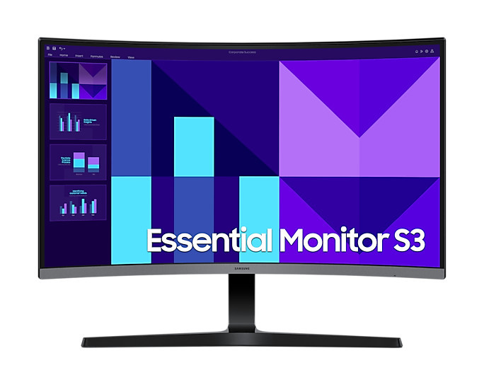 Samsung 32" Essential S39GD Full HD curved Monitor mit 100 Hz Bildwiederholrate und Gaming Mode